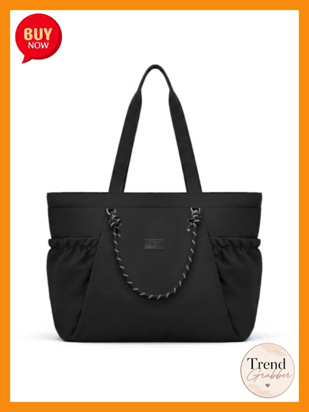 15.6 Inch Laptop Tote Bag Lightweight Nylon Work Purse